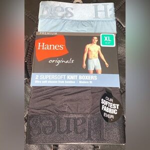 HANES PREMIUM ORIGINALS SUPERSOFT KNIT BOXERS